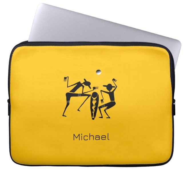 Awesome Moonlight Dance Laptop Sleeve (Front)