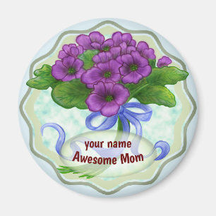 Awesome Mum Bouquet custom magnet