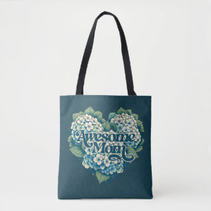 Awesome Mum Hydrangeas Mother's Day Tote Bag