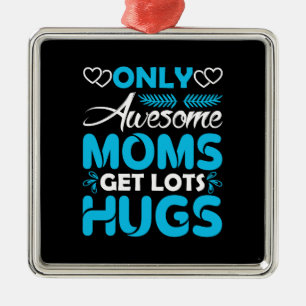 Awesome Mum Metal Ornament