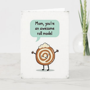 Awesome Mum Pastry Model Card