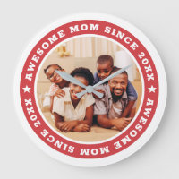 Awesome Mum Since 20XX Modern Simple Photo