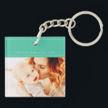 Awesome Mum Since 20XX Modern Simple Thread Photo Key Ring<br><div class="desc">This simple and modern design is composed of serif typography and add a custom photo. Awesome Mum Since 20XX typography on the photo of your mum,  mummy,  mother,  mama,  mum etc. This is a perfect gift for your Mum on her birthday,  mother's day,  christmas,  etc.</div>