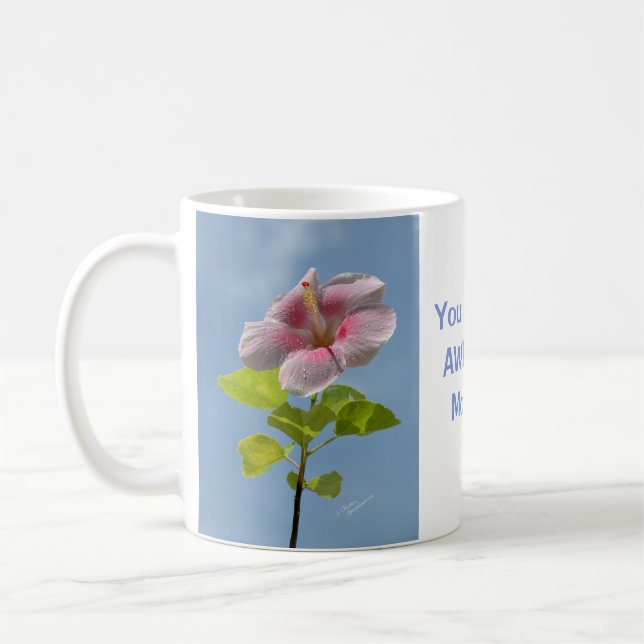 Awesome Mummy Flowers Mug (Left)