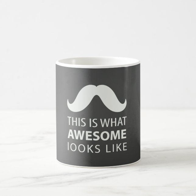 Awesome Mustache Coffee Mug (Center)