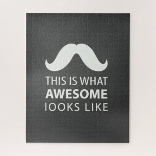 Awesome Mustache Jigsaw Puzzle