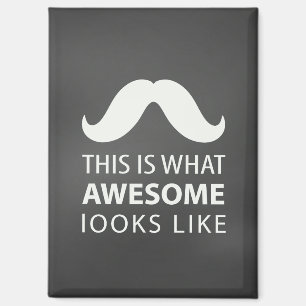 Awesome Mustache Magnet