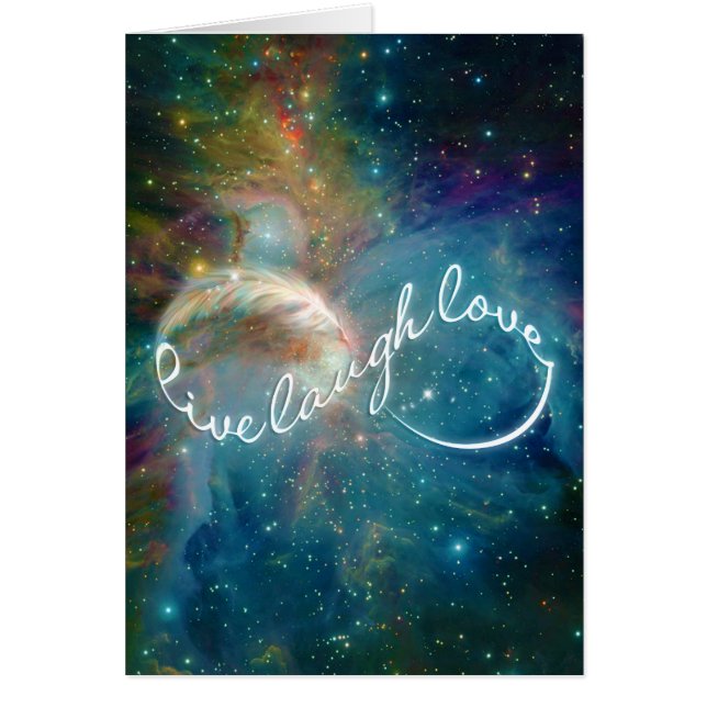 Awesome mystic "Live Laugh Love" infinity symbol (Front)