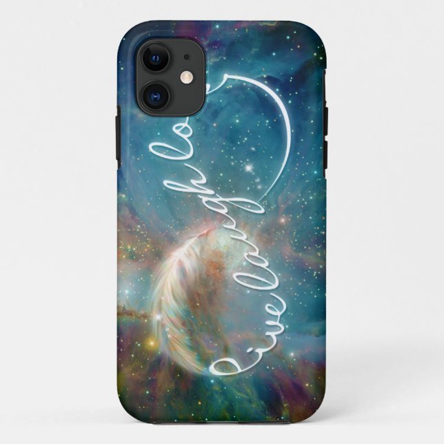 Awesome mystic "Live Laugh Love" infinity symbol Case-Mate iPhone Case (Back)