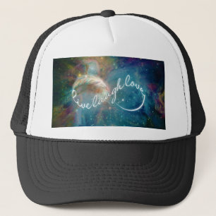 Awesome mystic "Live Laugh Love" infinity symbol Trucker Hat