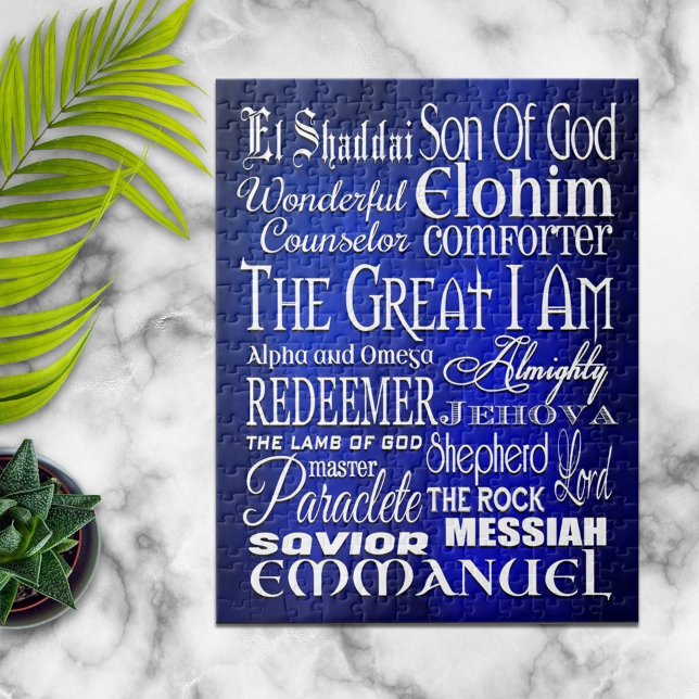 Awesome Names of God Jigsaw Puzzle (Creator Uploaded)