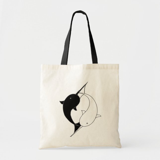 Awesome Narwhals Tote Bag (Front)