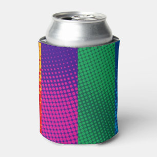 awesome neon stripes can cooler