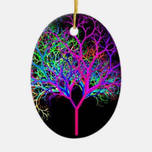 Awesome Neon Tree Ceramic Ornament