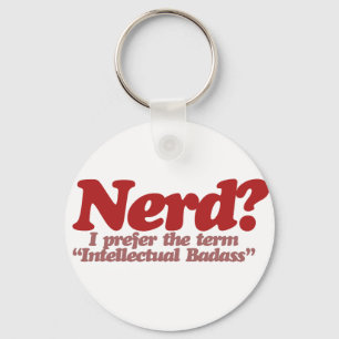 Awesome Nerd Humour Key Ring