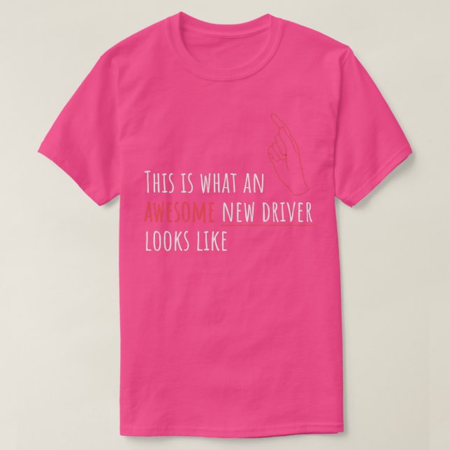 Awesome new driver T-Shirt (Design Front)
