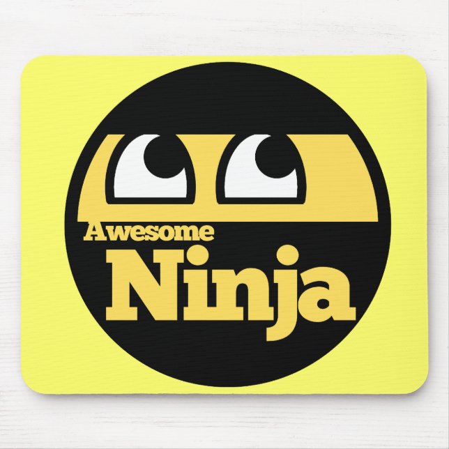 Awesome Ninja Mouse Pad (Front)
