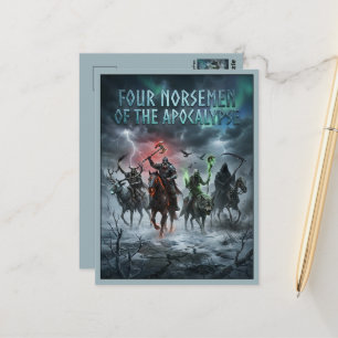 Awesome Norse Themed Travel Postcard