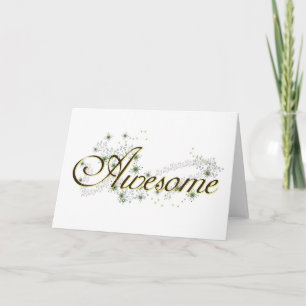 'awesome' Note Cards