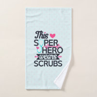 Awesome Nurse Superhero Saying Typography