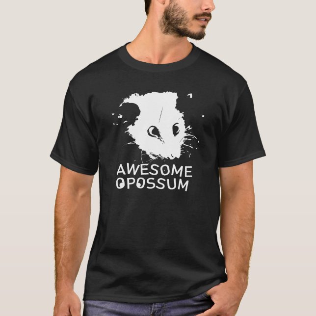 Awesome Opossum T-Shirt (Front)