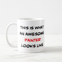 awesome painter coffee mug