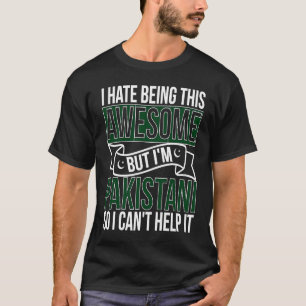Awesome Pakistani Flag Pakistan Heritage Pakistani T-Shirt