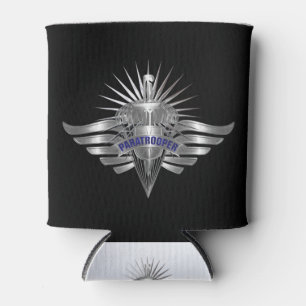 Awesome Paratrooper Custom Designed Wings Can Cooler