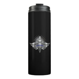 Awesome Paratrooper Custom Designed Wings Thermal Tumbler