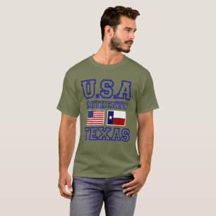 Awesome Patriotic Authentic Texas T-Shirt