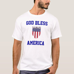 Awesome Patriotic God Bless America American Flag T-Shirt