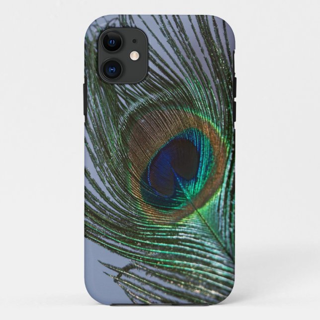 Awesome Peacock Feather Case-Mate iPhone Case (Back)