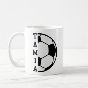 Awesome Personalised Name Soccer Ball Sports Coffee Mug