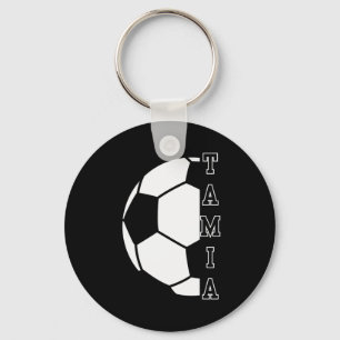 Awesome Personalized Name Soccer Ball Sports Kids Key Ring