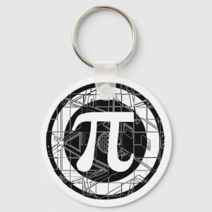 Awesome Pi Symbol Key Ring