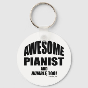 Awesome Pianist Key Ring