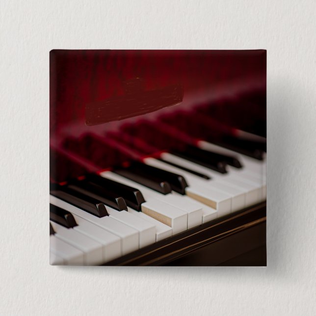 Awesome Piano Artwork 15 Cm Square Badge (Front)