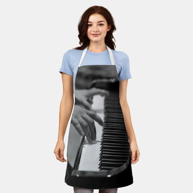 Awesome Piano Artwork Apron (Worn)