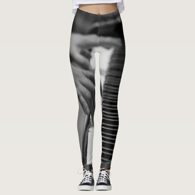 Awesome Piano Artwork Leggings (Front)