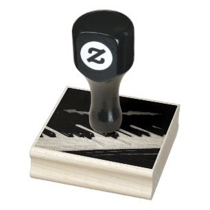 Awesome Piano Artwork Rubber Stamp