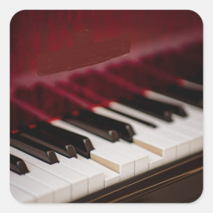 Awesome Piano Artwork Square Sticker