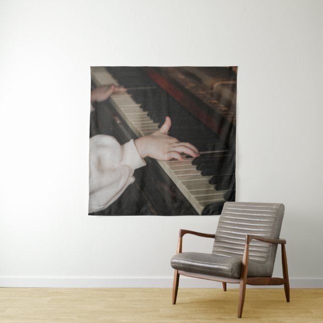 Awesome Piano Artwork Tapestry (In Situ)