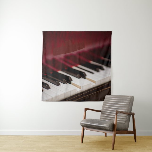 Awesome Piano Artwork Tapestry (In Situ)