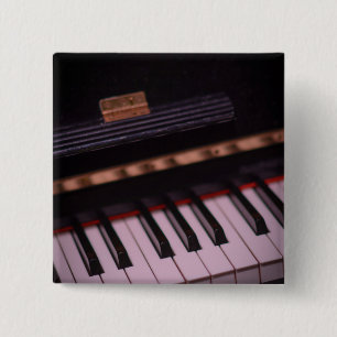 Awesome Piano Design 15 Cm Square Badge