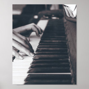 Awesome Piano Design Poster