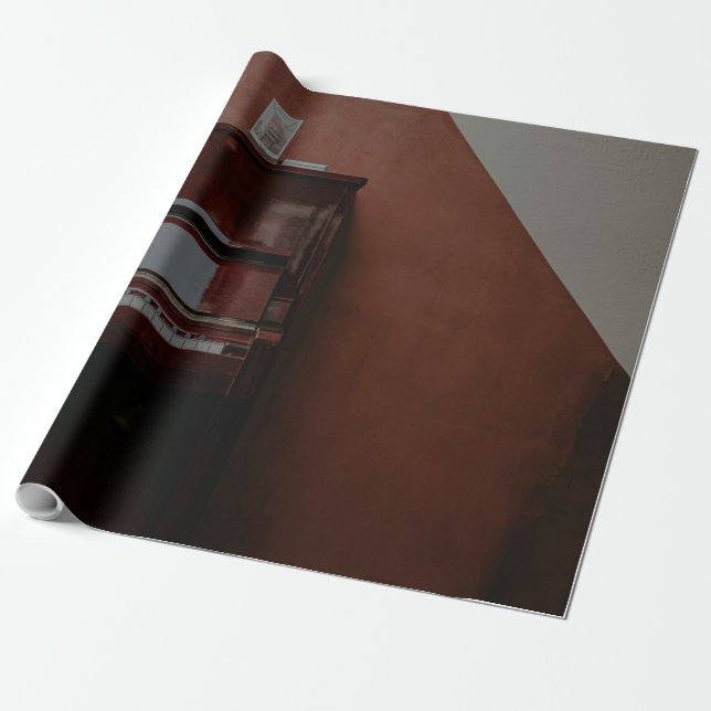 Awesome Piano Wrapping Paper (Unrolled)