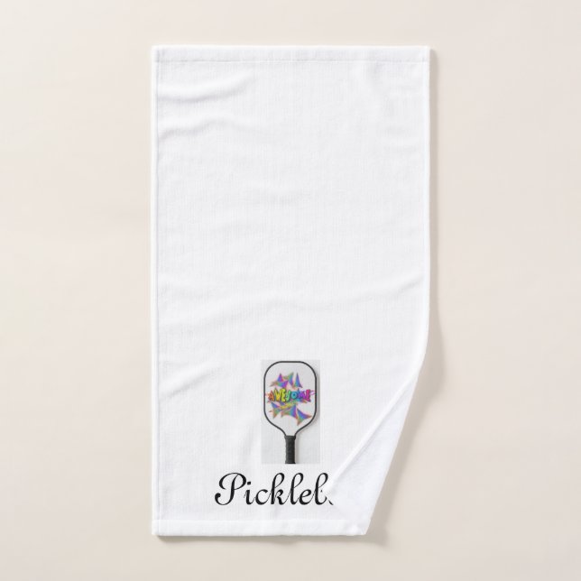 AWESOME Pickleball Paddle Sports Hand Towel (Hand Towel)