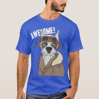Awesome Pilot Dog T-Shirt