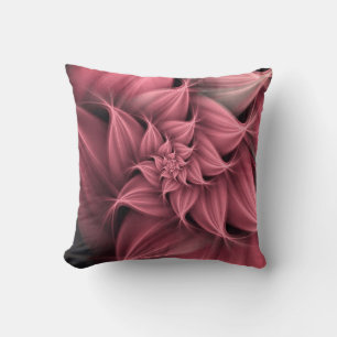 Awesome pink  Flower Fractal  Cushion