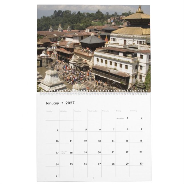 Awesome Places of the World Calendar 2012 (Jan 2027)